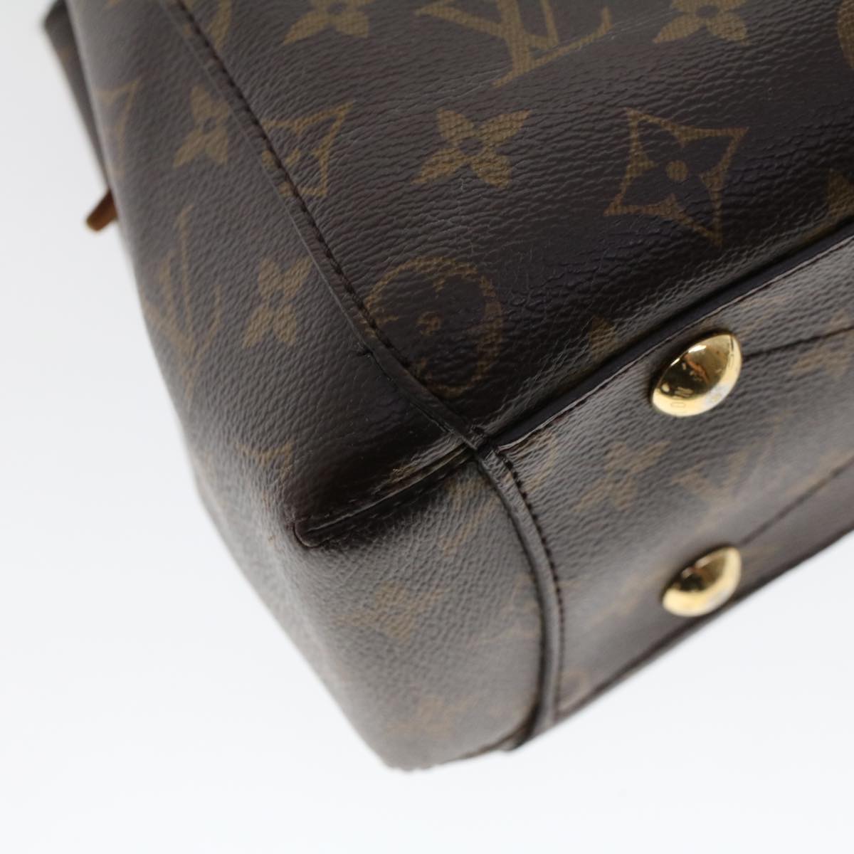 LOUIS VUITTON Monogram Montaigne BB Hand Bag 2way M41055 LV 46716