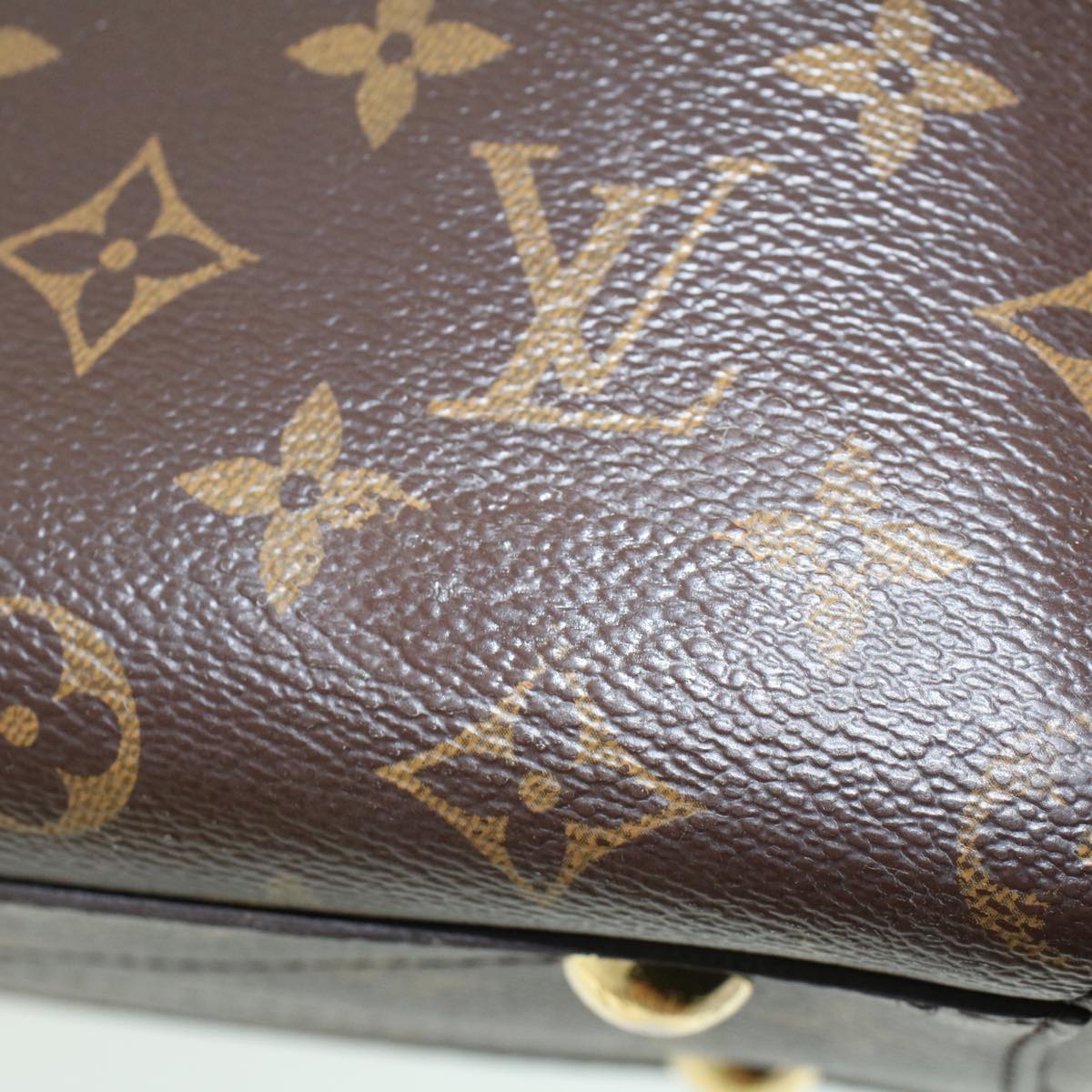 LOUIS VUITTON Monogram Montaigne BB Hand Bag 2way M41055 LV 46716