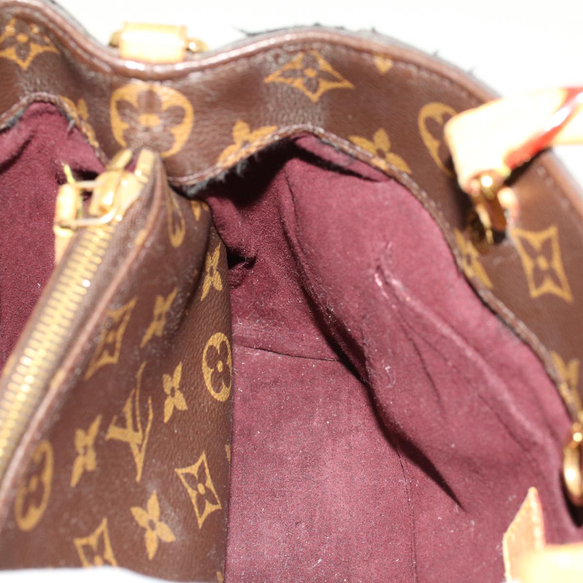 LOUIS VUITTON Monogram Montaigne BB Hand Bag 2way M41055 LV 46716