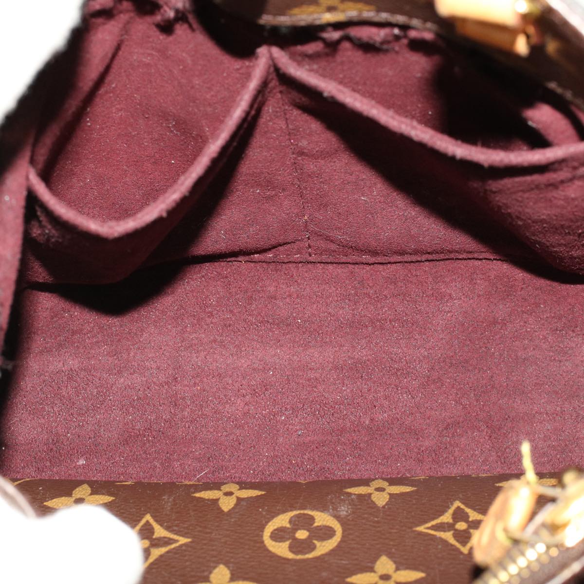 LOUIS VUITTON Monogram Montaigne BB Hand Bag 2way M41055 LV 46716