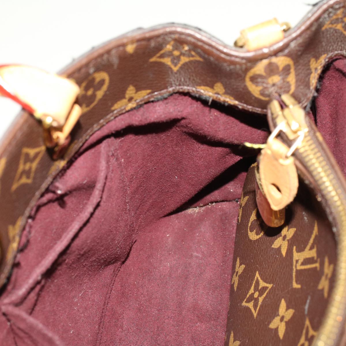 LOUIS VUITTON Monogram Montaigne BB Hand Bag 2way M41055 LV 46716