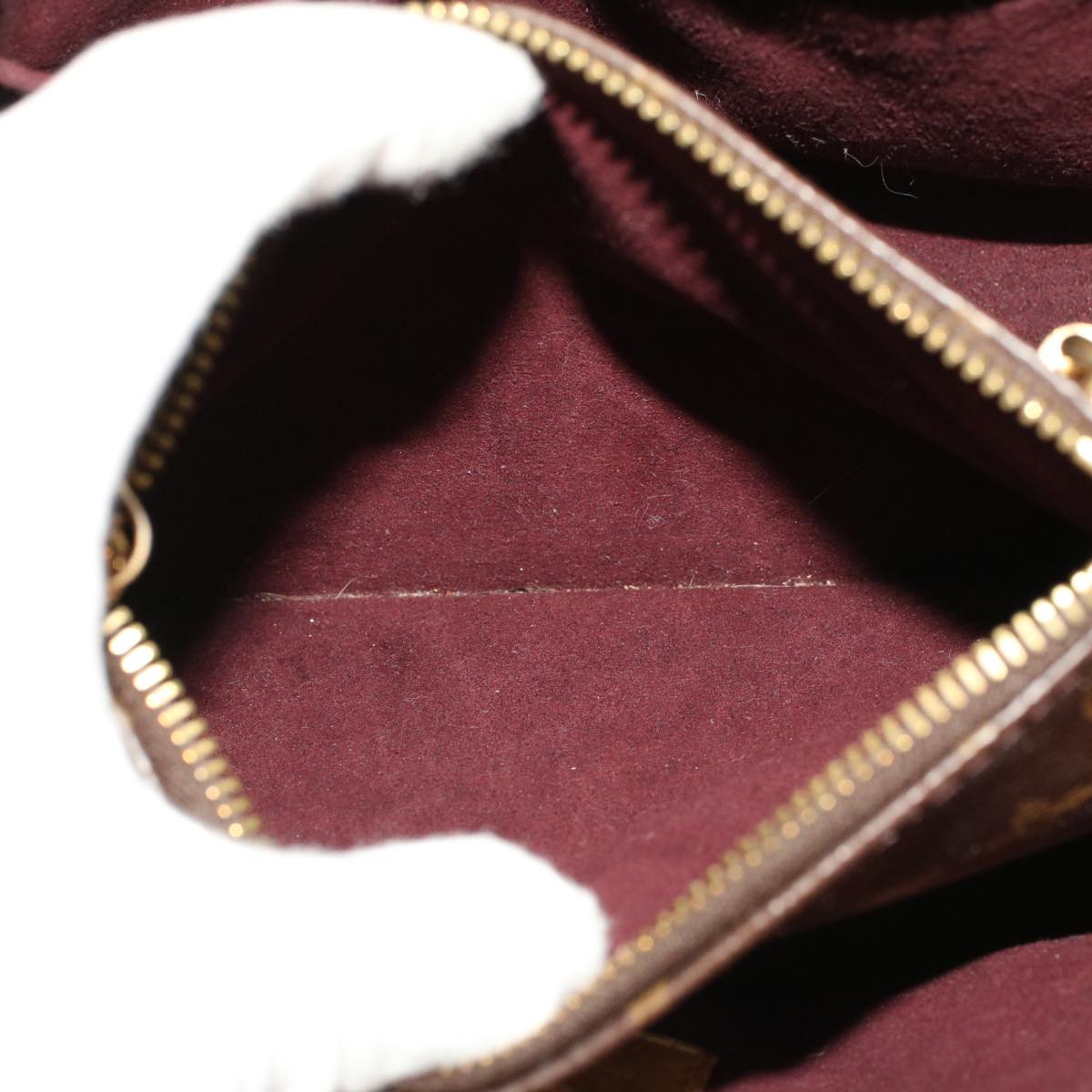LOUIS VUITTON Monogram Montaigne BB Hand Bag 2way M41055 LV 46716