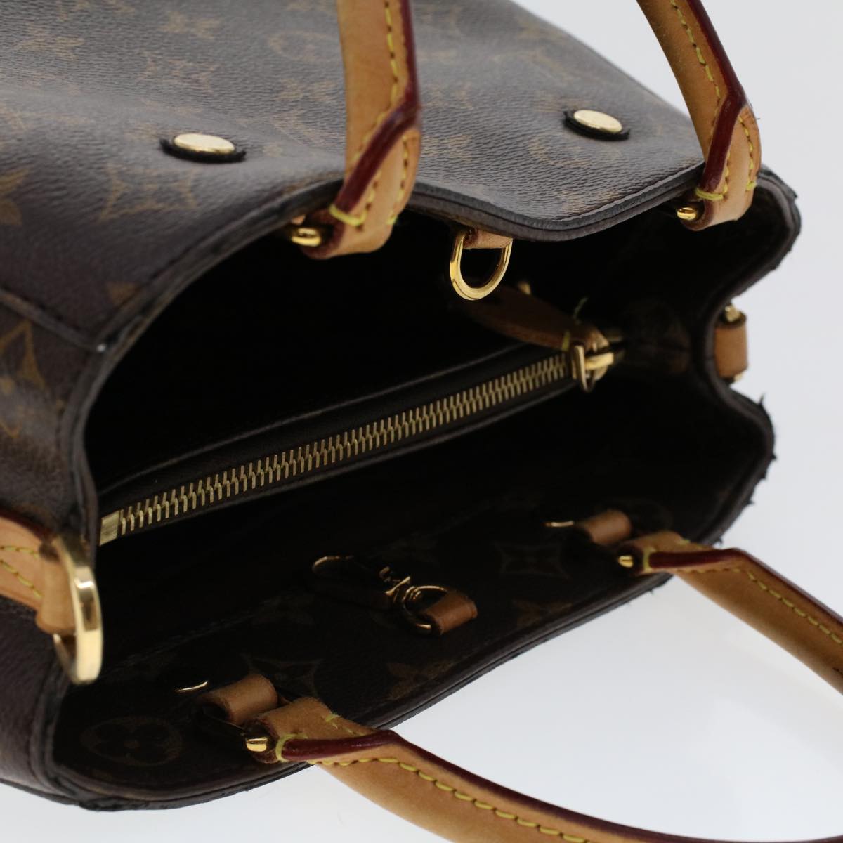 LOUIS VUITTON Monogram Montaigne BB Hand Bag 2way M41055 LV 46716