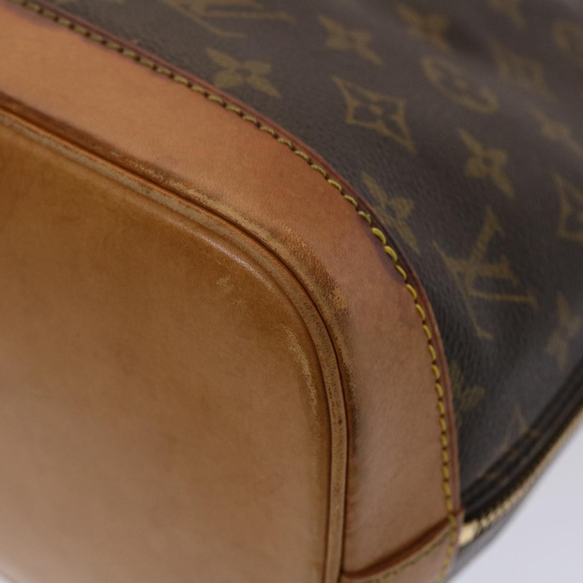LOUIS VUITTON Monogram Alma Hand Bag M51130 LV 46720