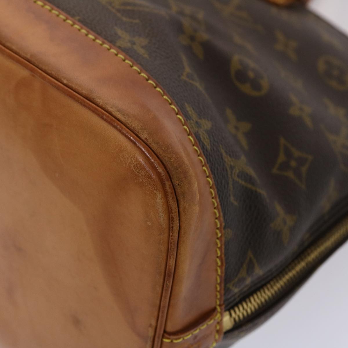 LOUIS VUITTON Monogram Alma Hand Bag M51130 LV 46721
