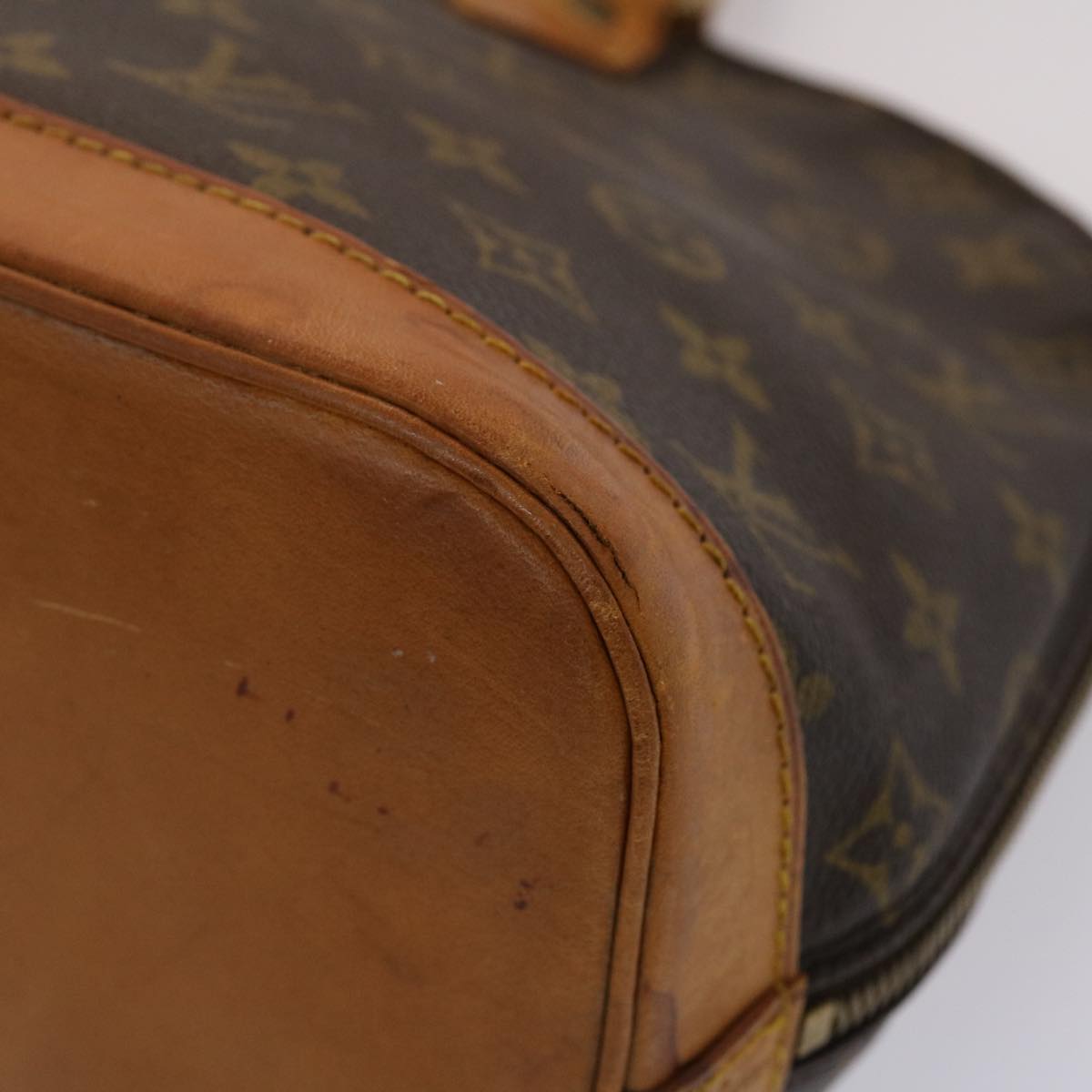 LOUIS VUITTON Monogram Alma Hand Bag M51130 LV 46722