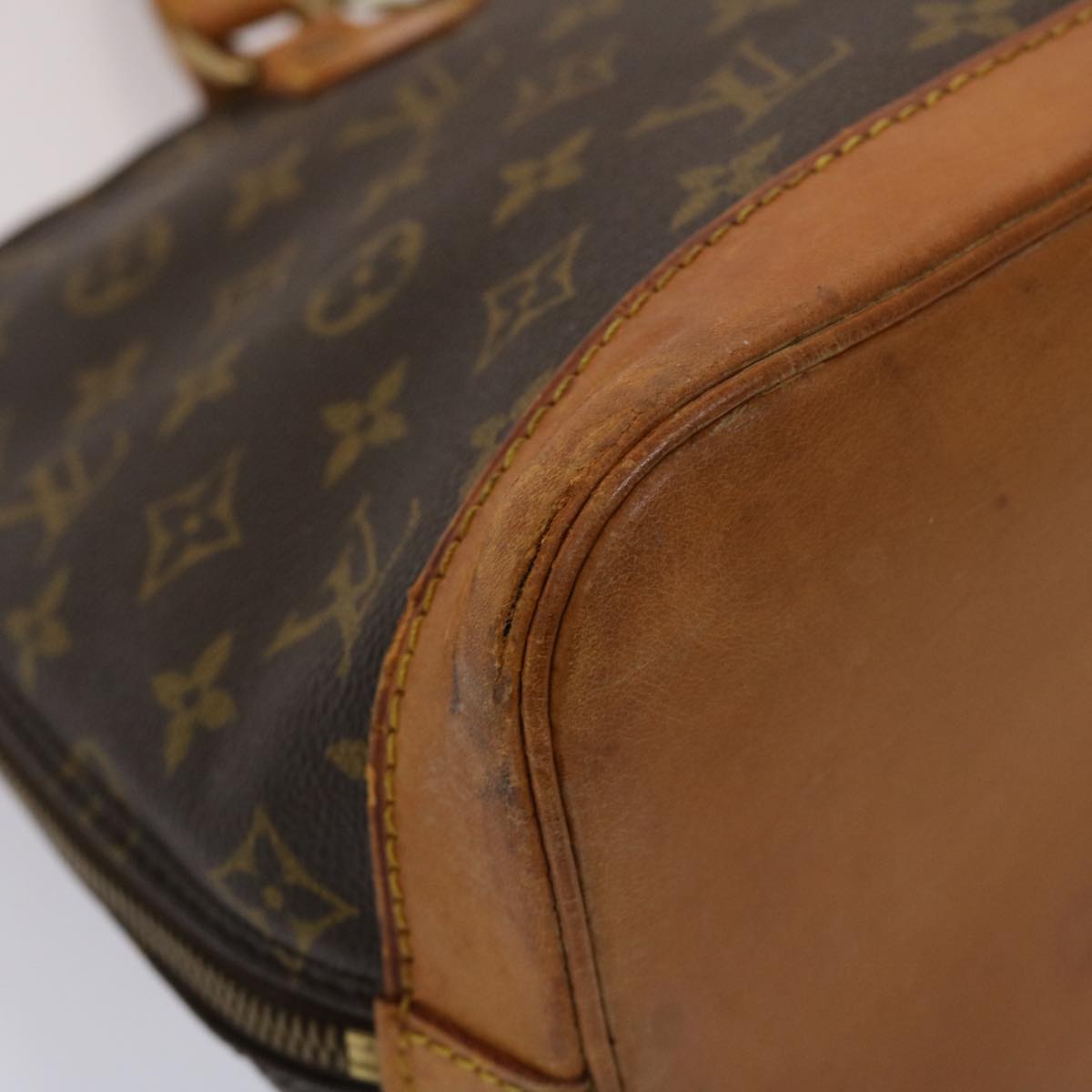 LOUIS VUITTON Monogram Alma Hand Bag M51130 LV 46722