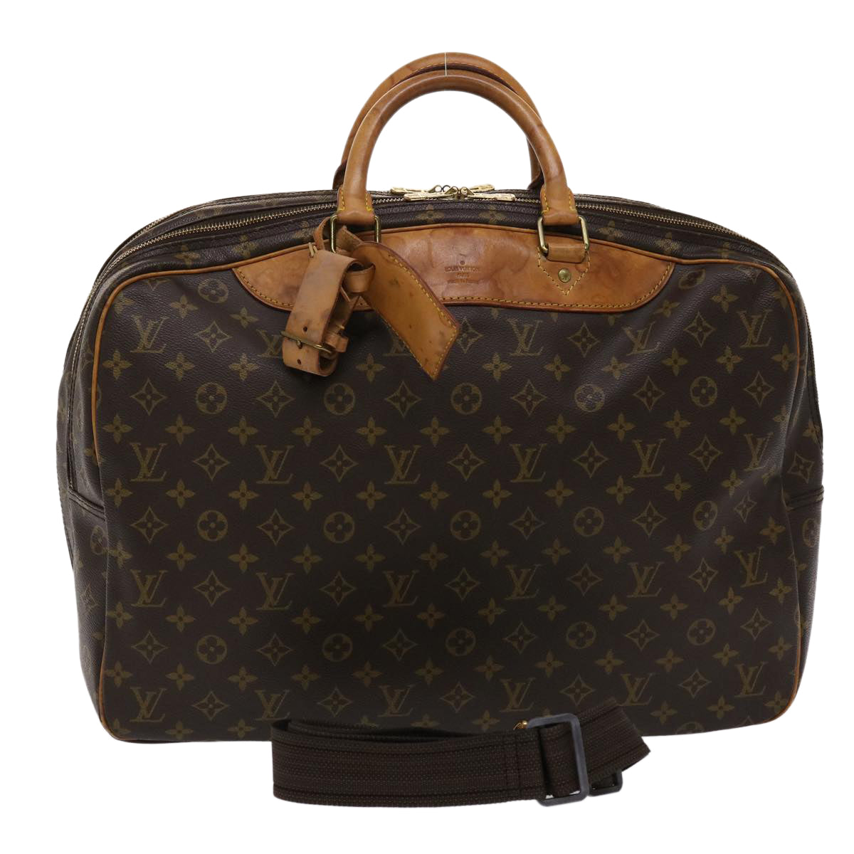 LOUIS VUITTON Monogram Alize 24 H Boston Bag 2way M41399 LV 46727