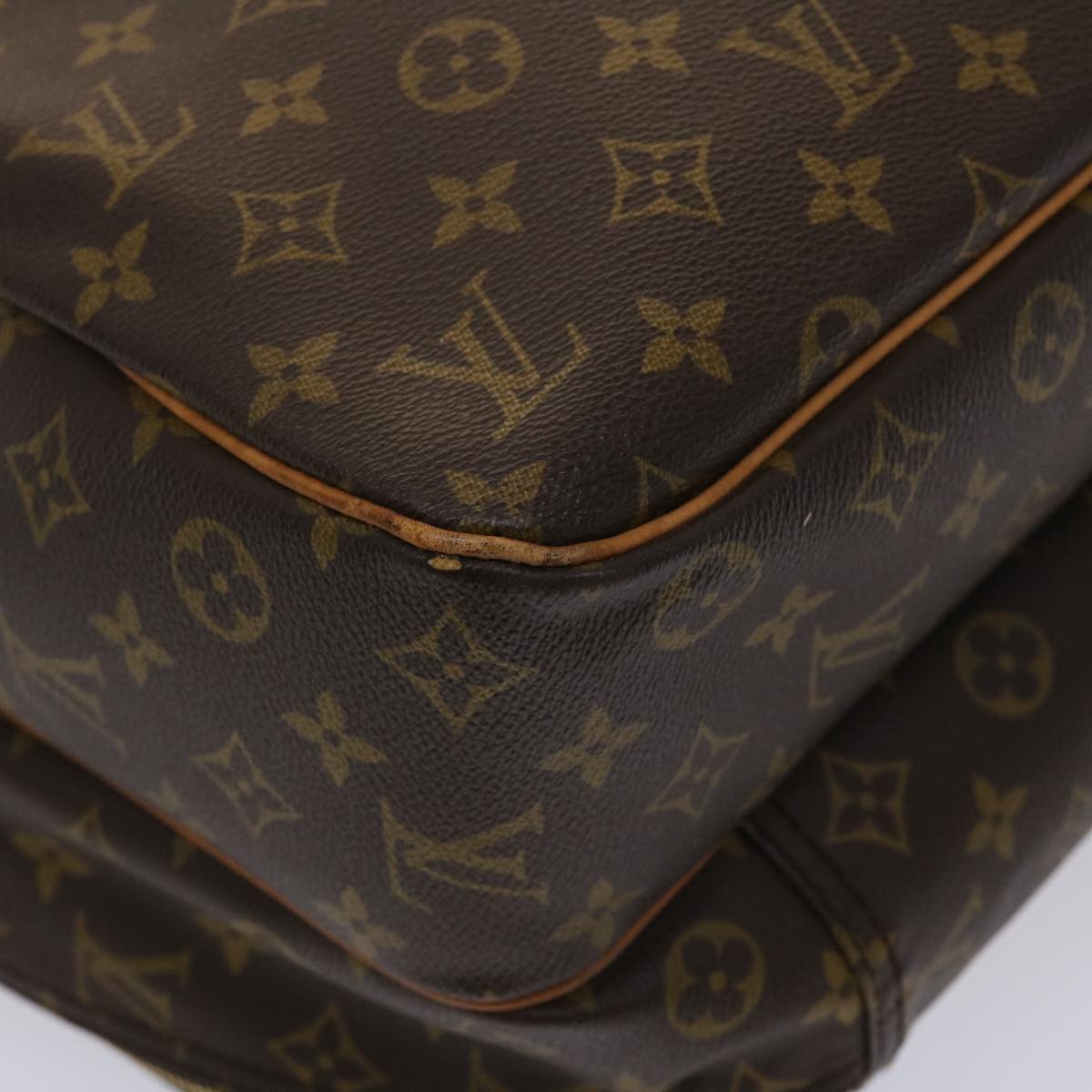 LOUIS VUITTON Monogram Alize 24 H Boston Bag 2way M41399 LV 46727