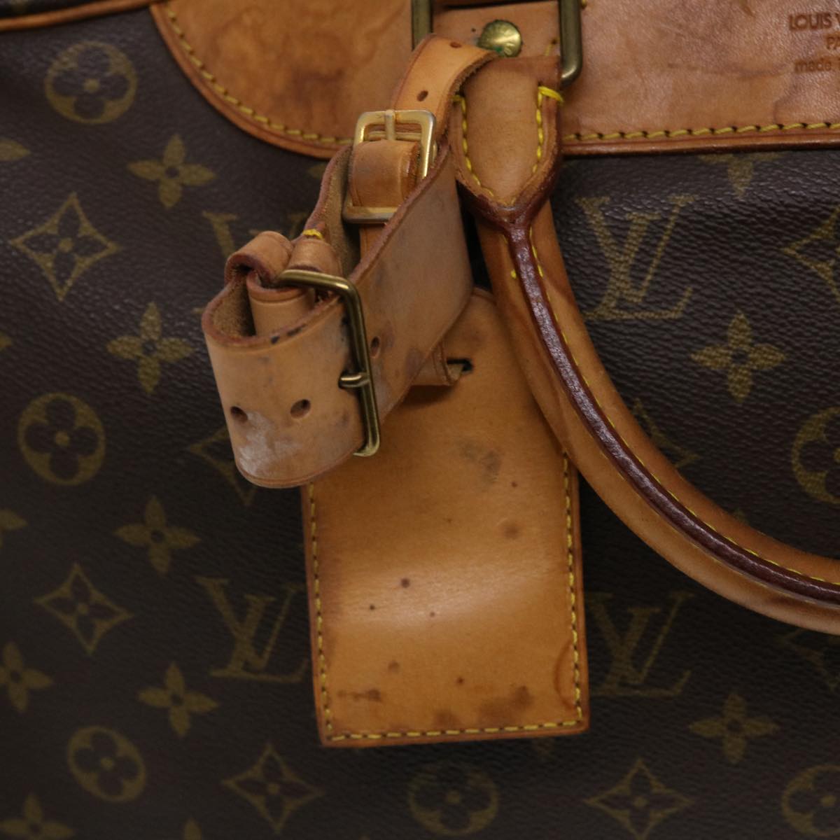 LOUIS VUITTON Monogram Alize 24 H Boston Bag 2way M41399 LV 46727