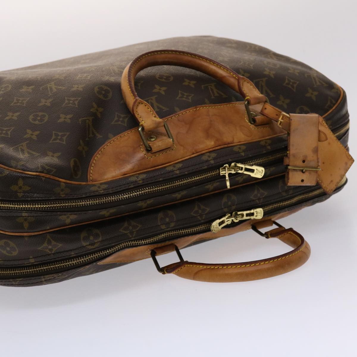 LOUIS VUITTON Monogram Alize 24 H Boston Bag 2way M41399 LV 46727