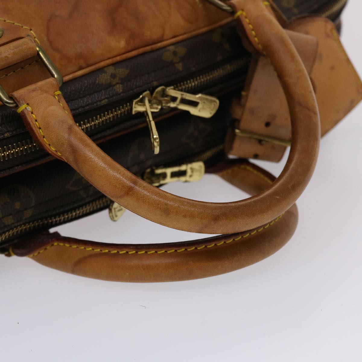 LOUIS VUITTON Monogram Alize 24 H Boston Bag 2way M41399 LV 46727