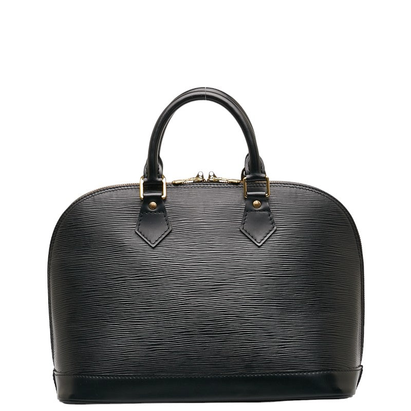 Louis Vuitton Epi Alma Handbag M52142 Noneir Black Leather  Louis Vuitton