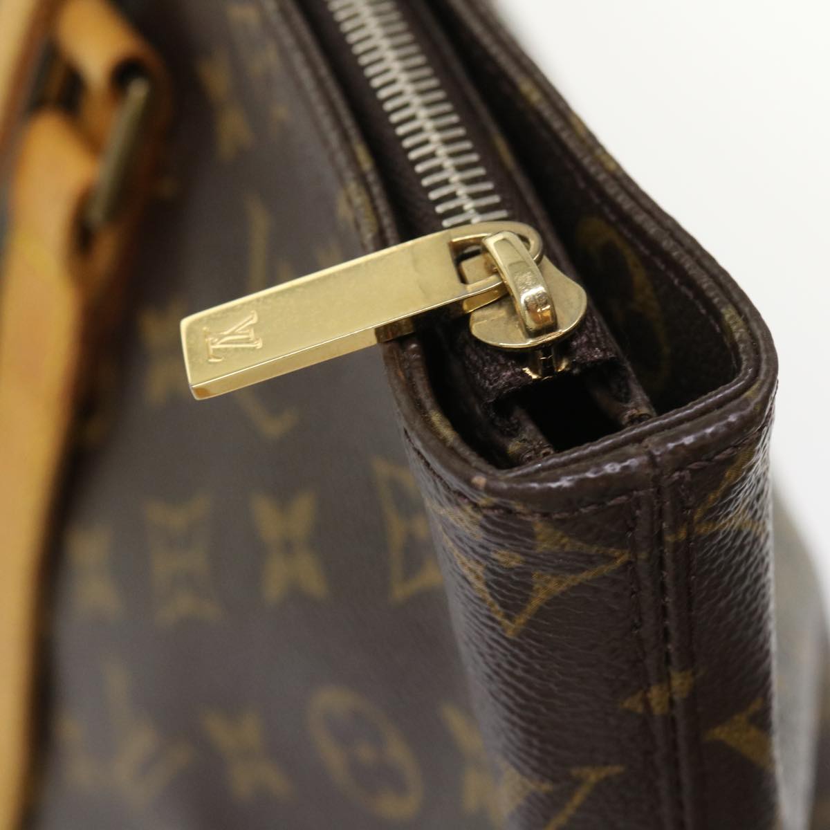 LOUIS VUITTON Monogram Cabas Mezzo Tote Bag M51151 LV 46735