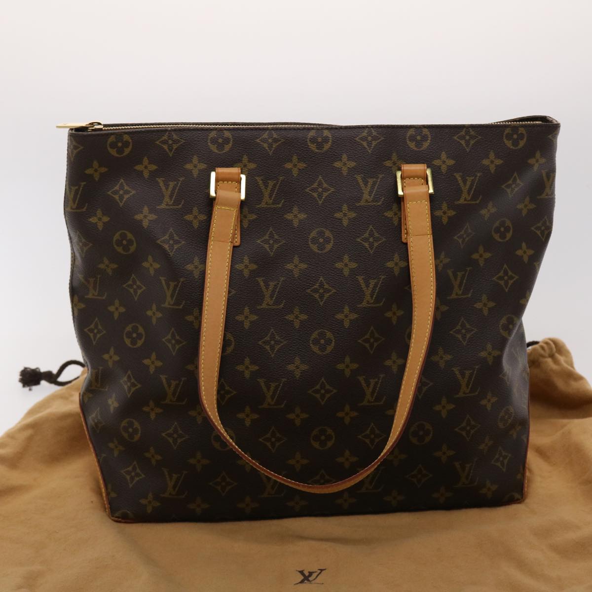 LOUIS VUITTON Monogram Cabas Mezzo Tote Bag M51151 LV 46736