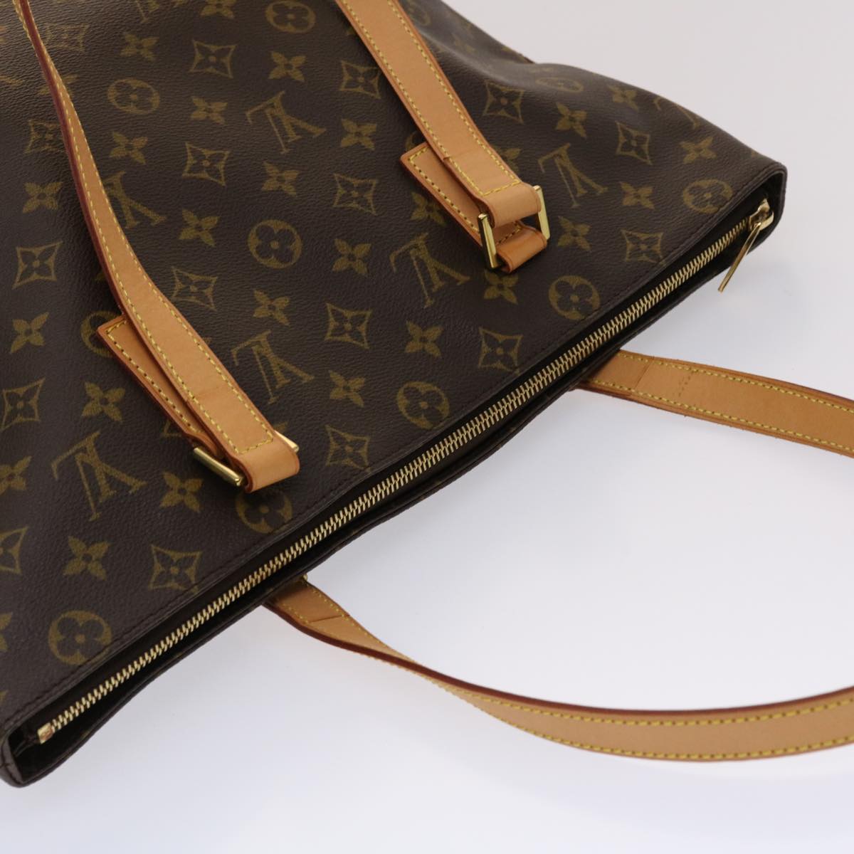 LOUIS VUITTON Monogram Cabas Mezzo Tote Bag M51151 LV 46736