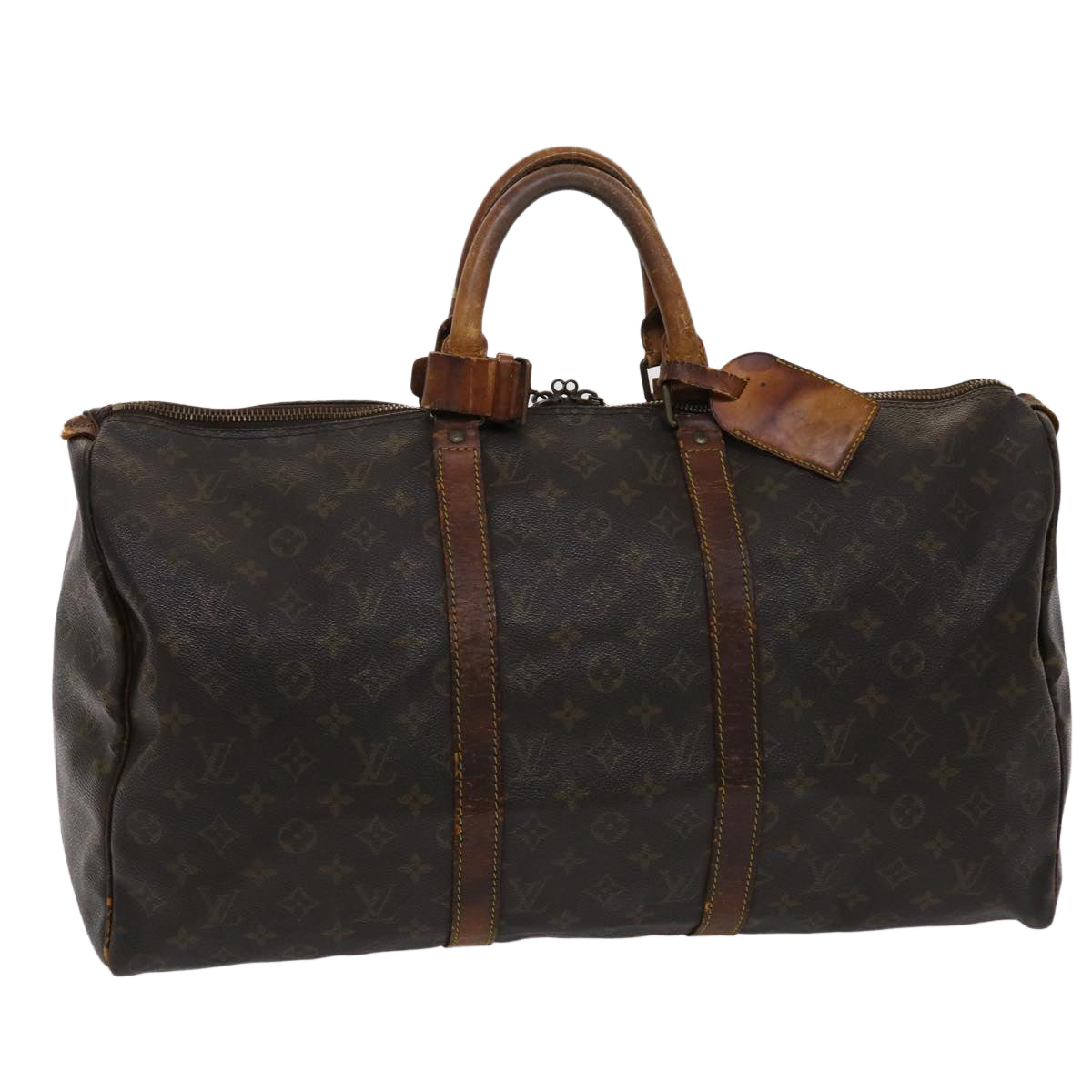 LOUIS VUITTON Monogram Keepall 50 Boston Bag M41426 LV 46740