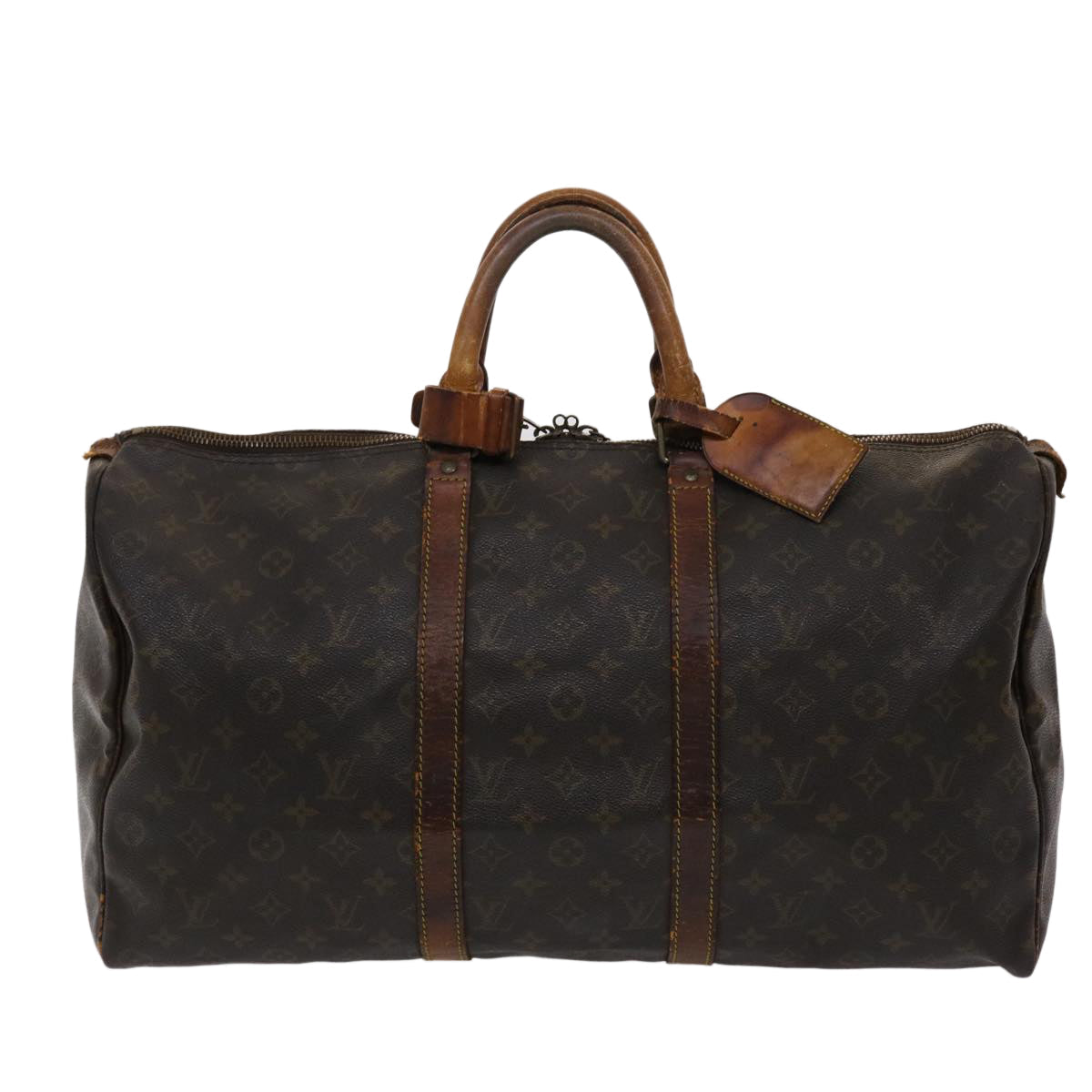 LOUIS VUITTON Monogram Keepall 50 Boston Bag M41426 LV 46740