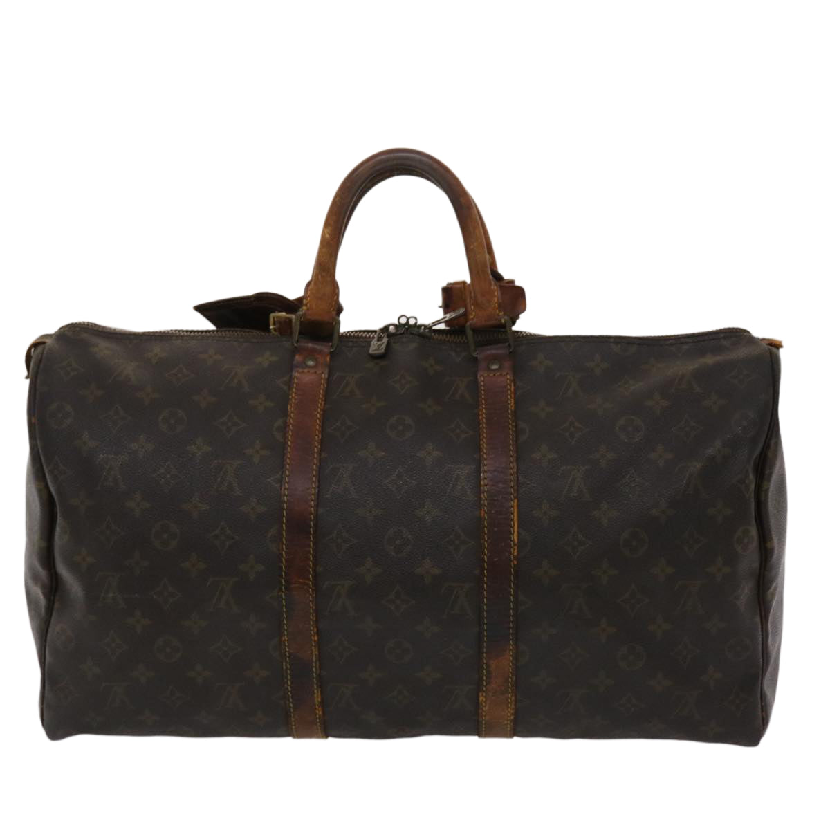 LOUIS VUITTON Monogram Keepall 50 Boston Bag M41426 LV 46740