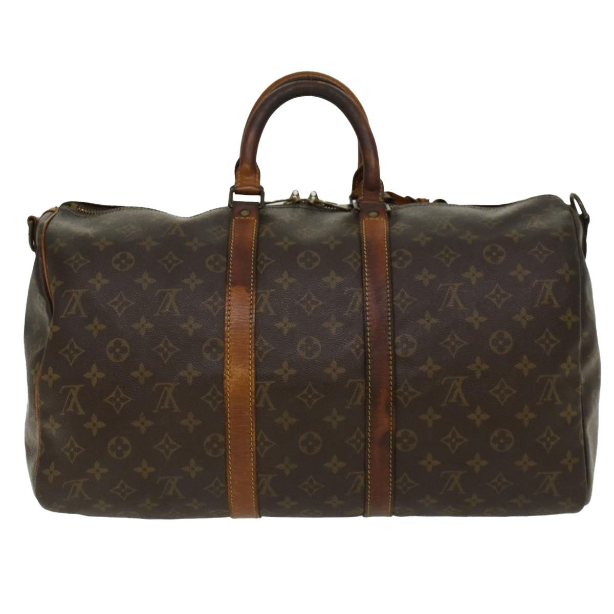 LOUIS VUITTON Monogram Keepall Bandouliere 45 Boston Bag M41418 LV 46742