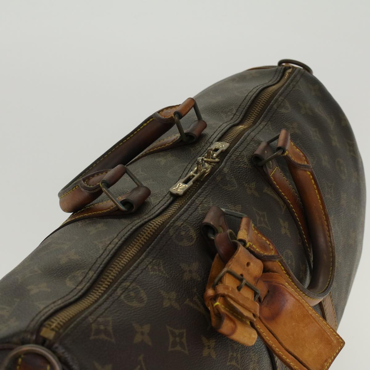 LOUIS VUITTON Monogram Keepall Bandouliere 45 Boston Bag M41418 LV 46742