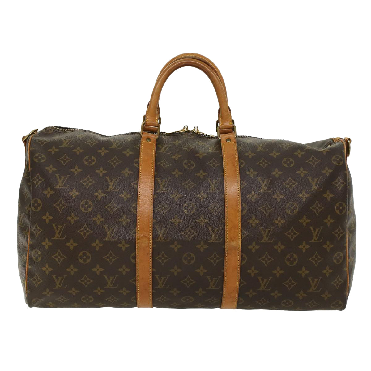 LOUIS VUITTON Monogram Keepall Bandouliere 50 Boston Bag M41416 LV 46743