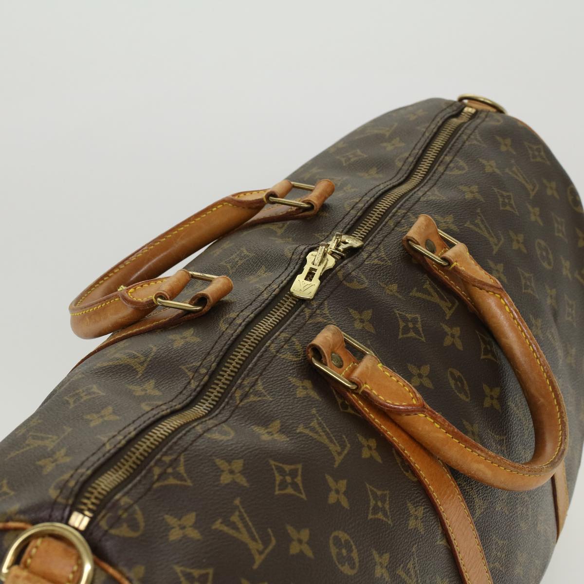 LOUIS VUITTON Monogram Keepall Bandouliere 50 Boston Bag M41416 LV 46743