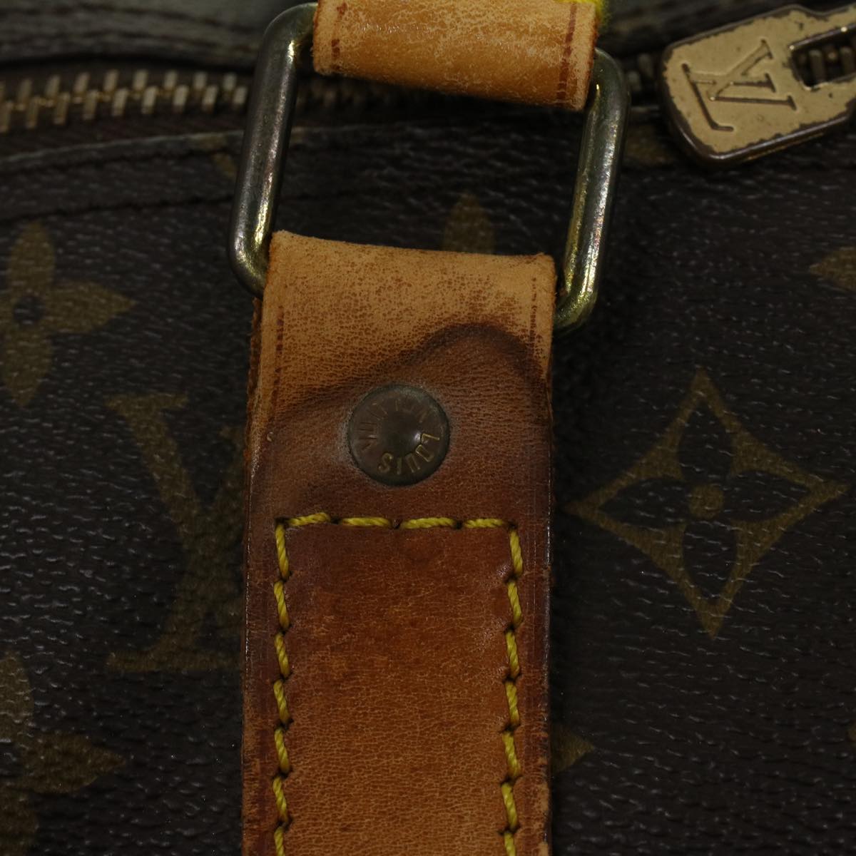 LOUIS VUITTON Monogram Keepall Bandouliere 55 Boston Bag M41414 LV 46745