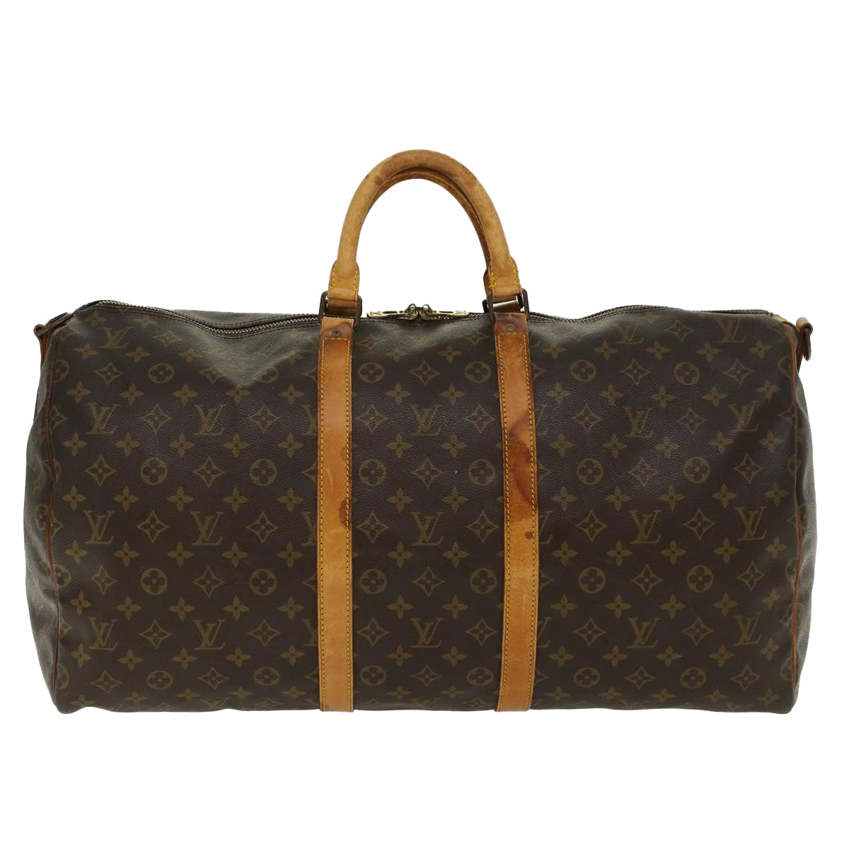 LOUIS VUITTON Monogram Keepall Bandouliere 55 Boston Bag M41414 LV 46745