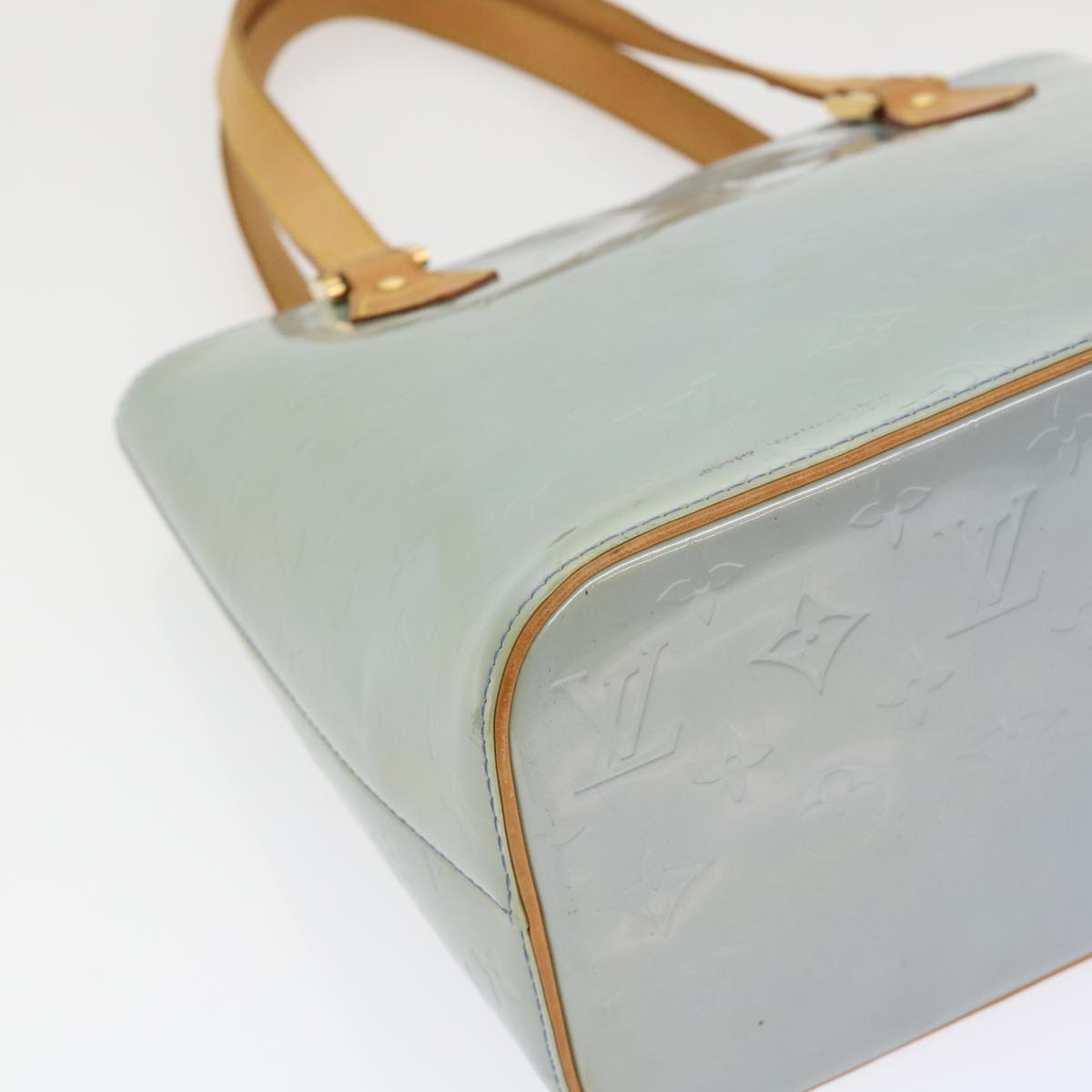 LOUIS VUITTON Monogram Vernis Houston Hand Bag Lavande M91218 LV 46747