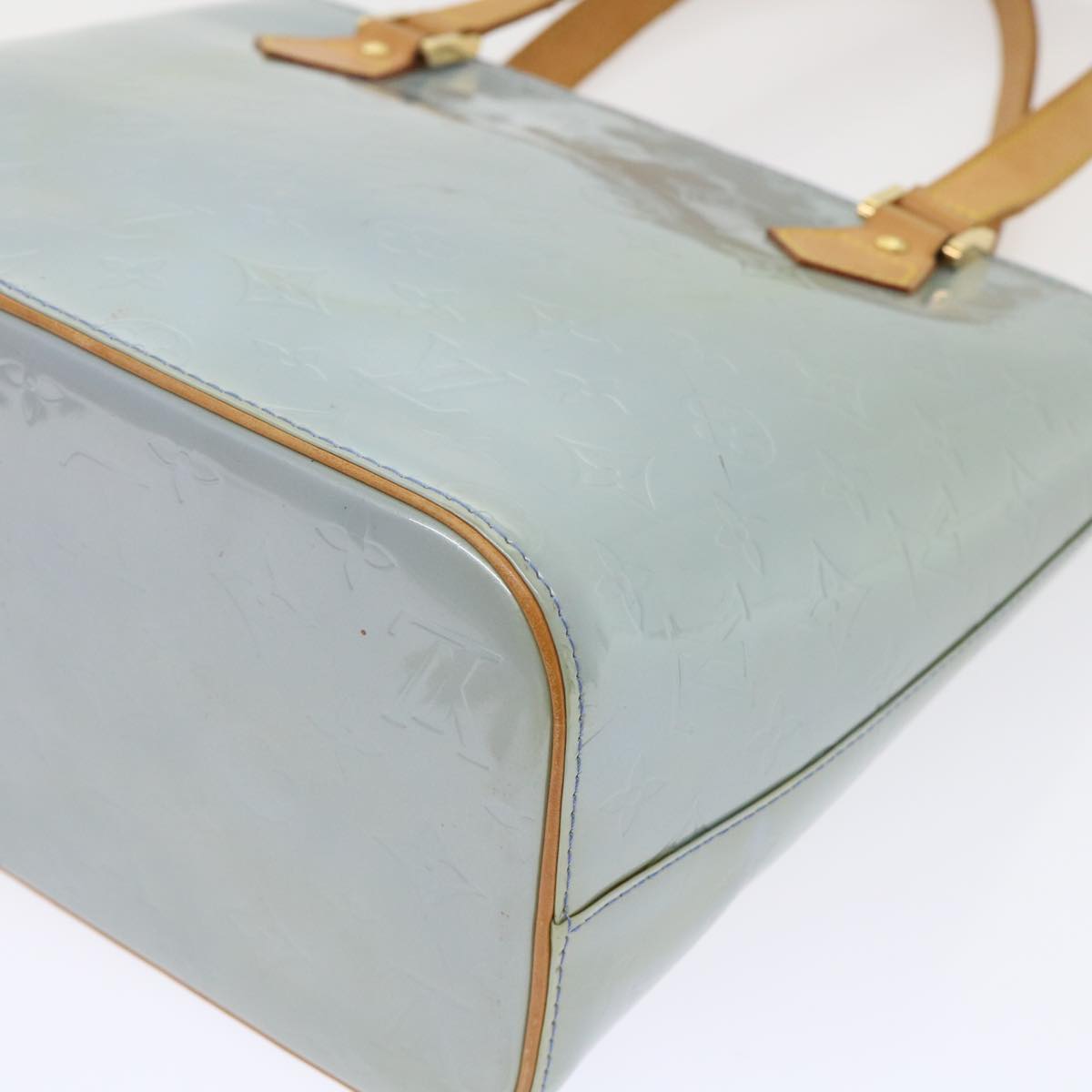 LOUIS VUITTON Monogram Vernis Houston Hand Bag Lavande M91218 LV 46747