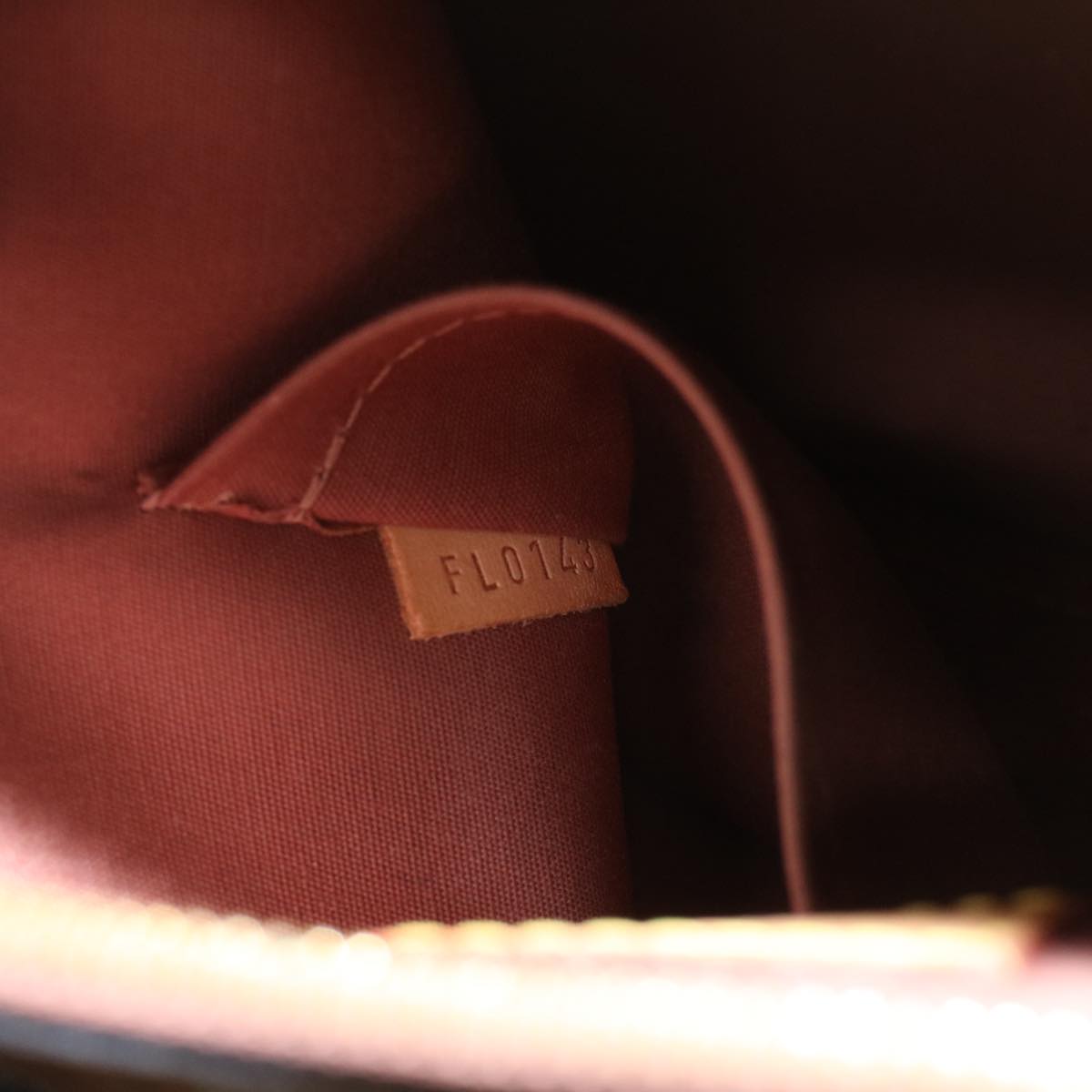 LOUIS VUITTON Monogram Vernis Alma PM Hand Bag Rose Velours M91583 LV 46750