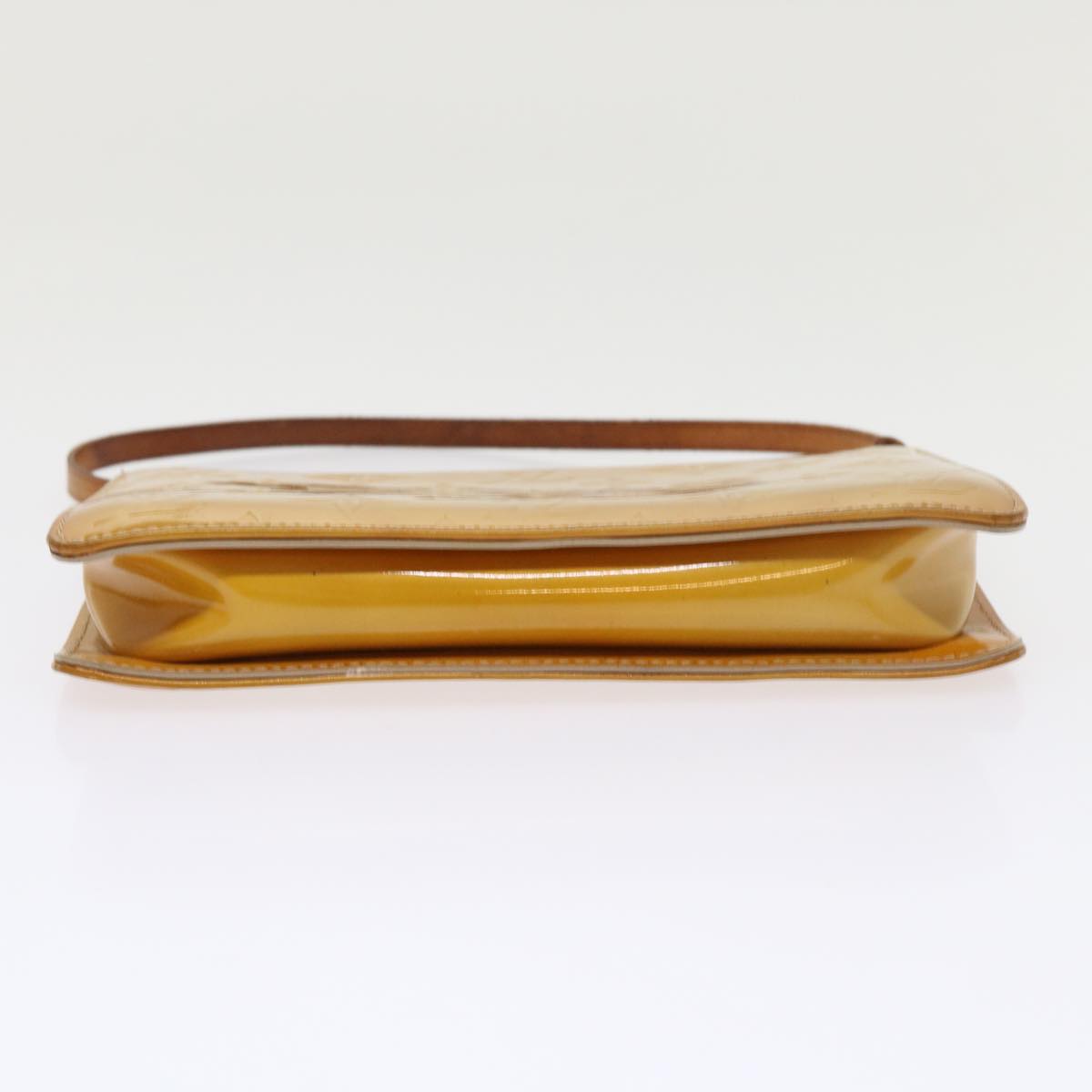 LOUIS VUITTON Monogram Vernis Lexington Accessory Pouch Beige M91010 46755