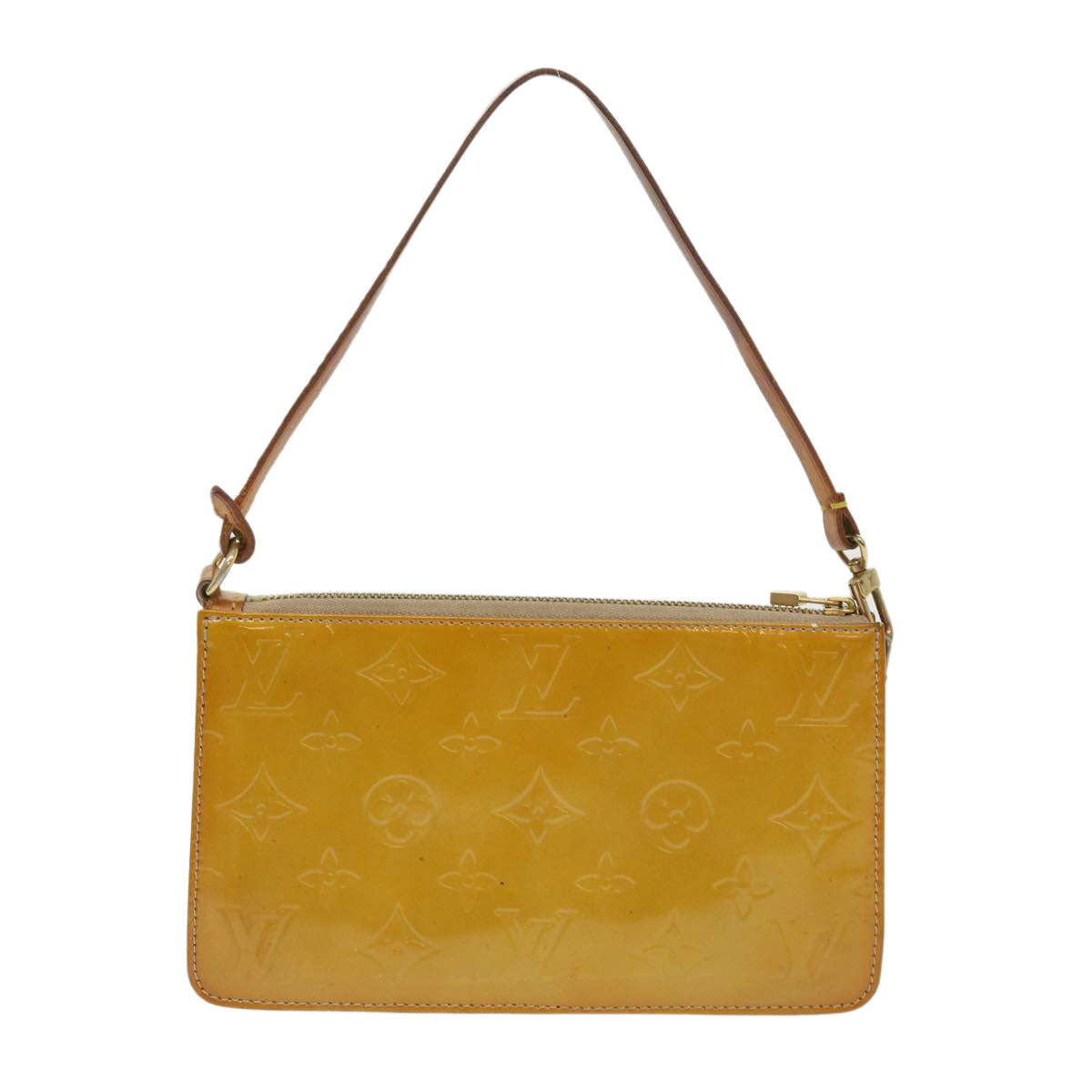 LOUIS VUITTON Monogram Vernis Lexington Accessory Pouch Beige M91010 46755