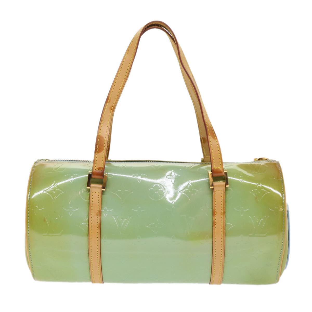 LOUIS VUITTON Monogram Vernis Bedford Hand Bag Baby Blue M91007 LV 46756