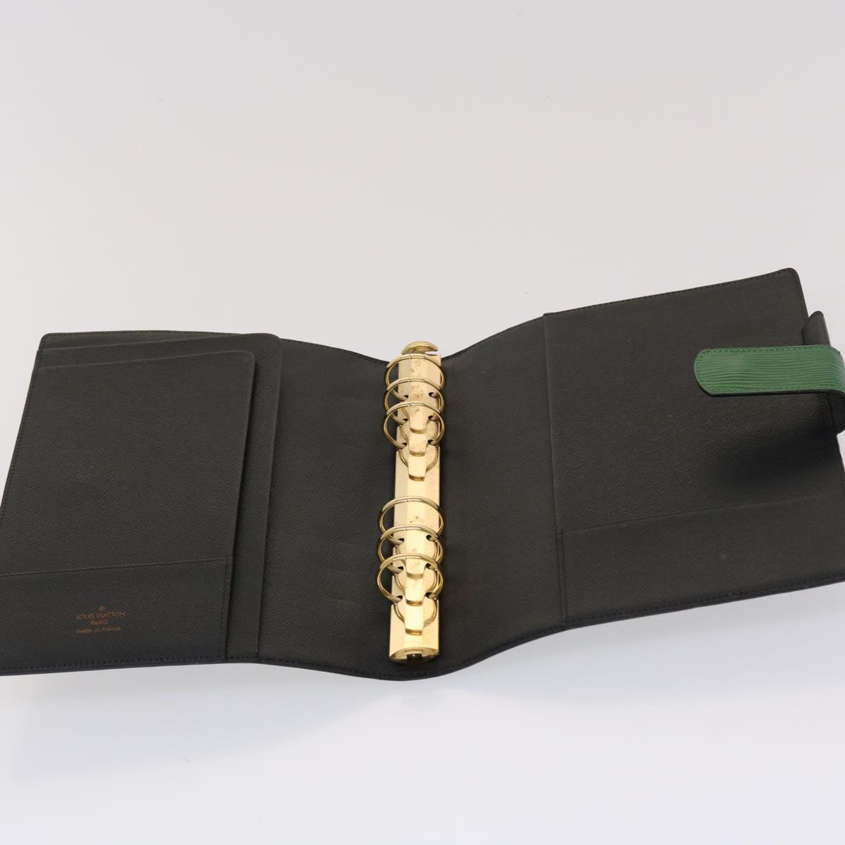LOUIS VUITTON Epi Agenda GM Day Planner Cover Green LV 46765