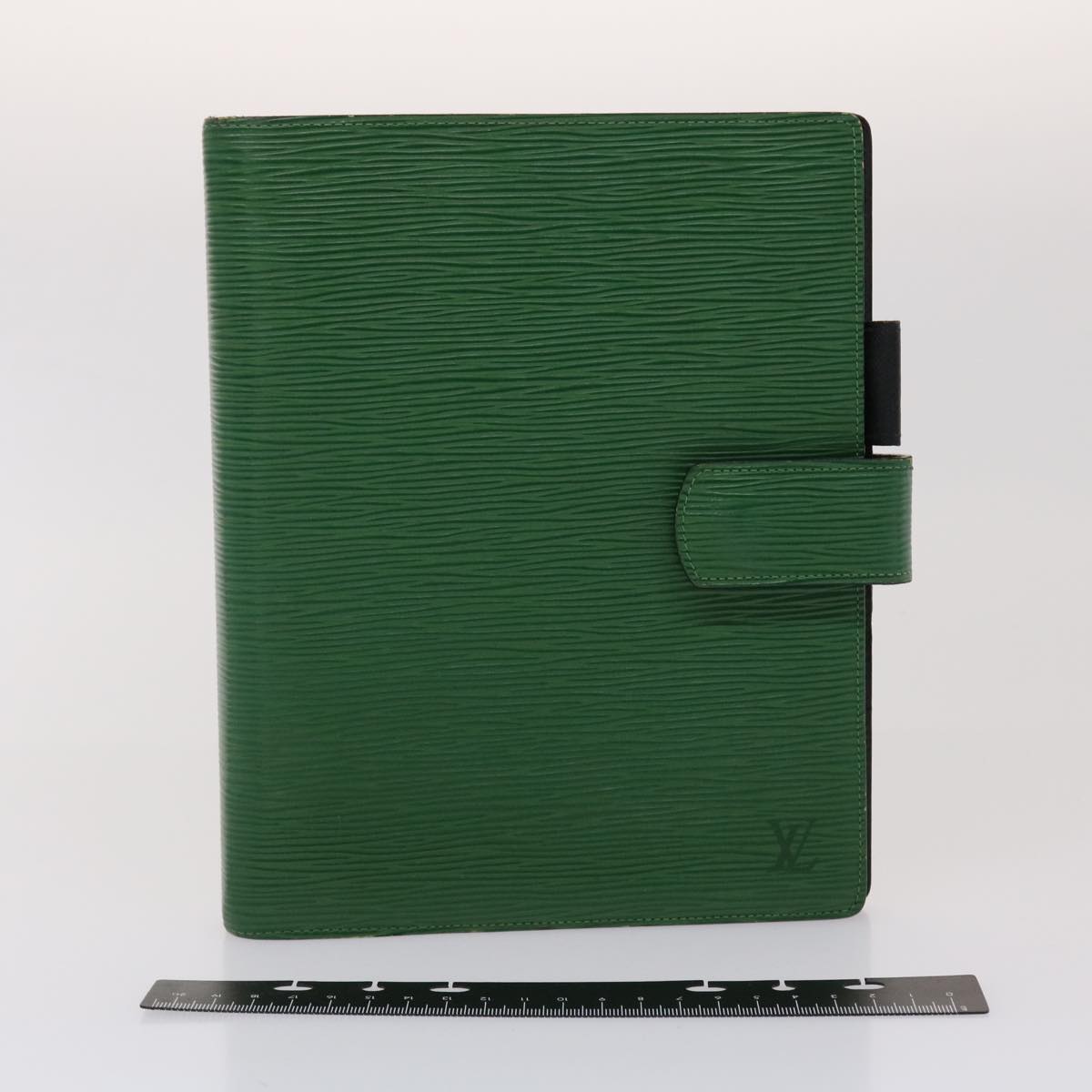 LOUIS VUITTON Epi Agenda GM Day Planner Cover Green LV 46765