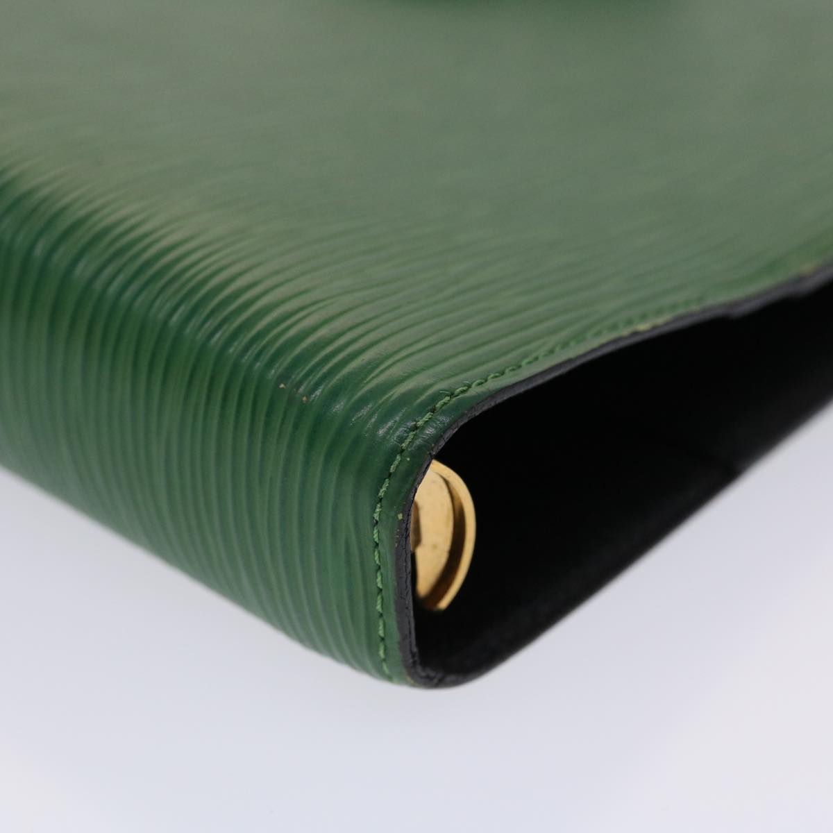 LOUIS VUITTON Epi Agenda GM Day Planner Cover Green LV 46765