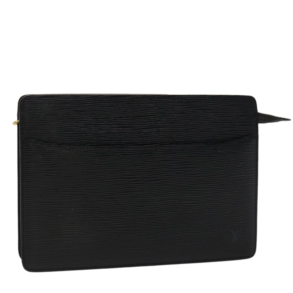 LOUIS VUITTON Epi Pochette Homme Clutch Bag Black M52522 LV 46766