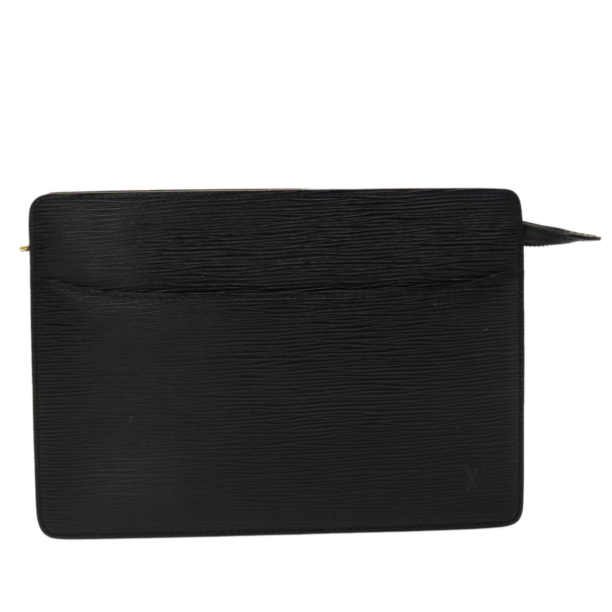 LOUIS VUITTON Epi Pochette Homme Clutch Bag Black M52522 LV 46766