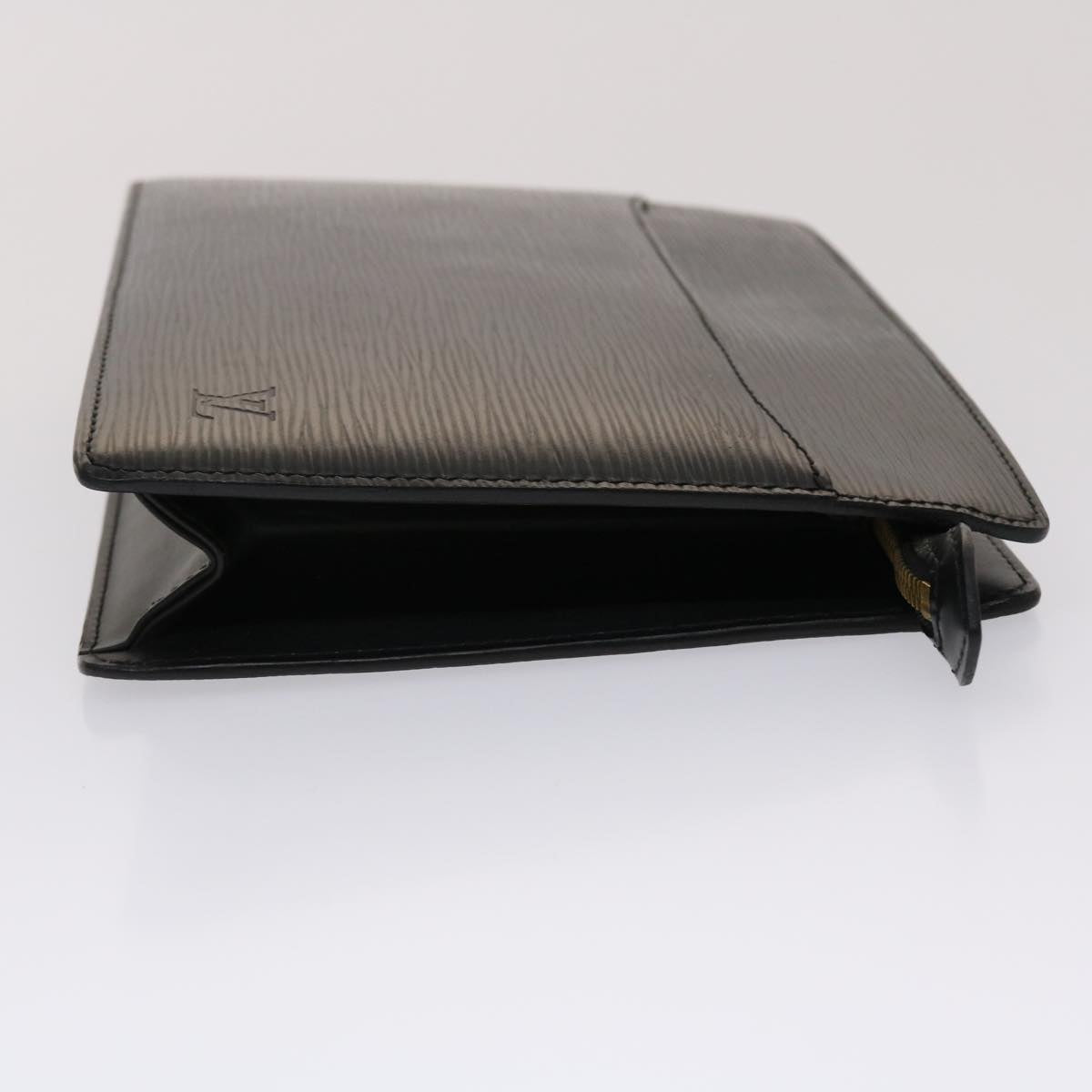 LOUIS VUITTON Epi Pochette Homme Clutch Bag Black M52522 LV 46766