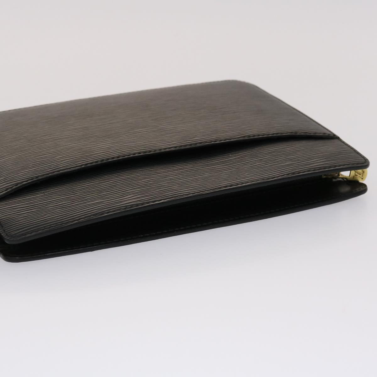 LOUIS VUITTON Epi Pochette Homme Clutch Bag Black M52522 LV 46766