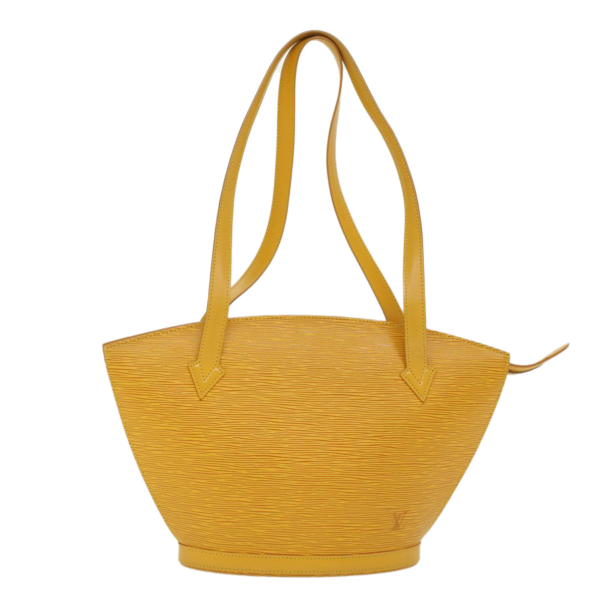 LOUIS VUITTON Epi Saint Jacques Poignées Long Hand Bag Yellow M52339 46768
