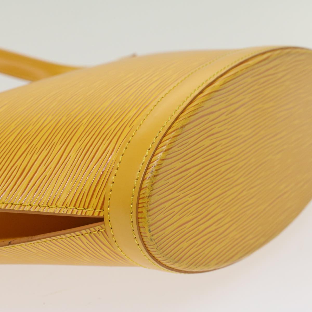 LOUIS VUITTON Epi Saint Jacques Poignées Long Hand Bag Yellow M52339 46768