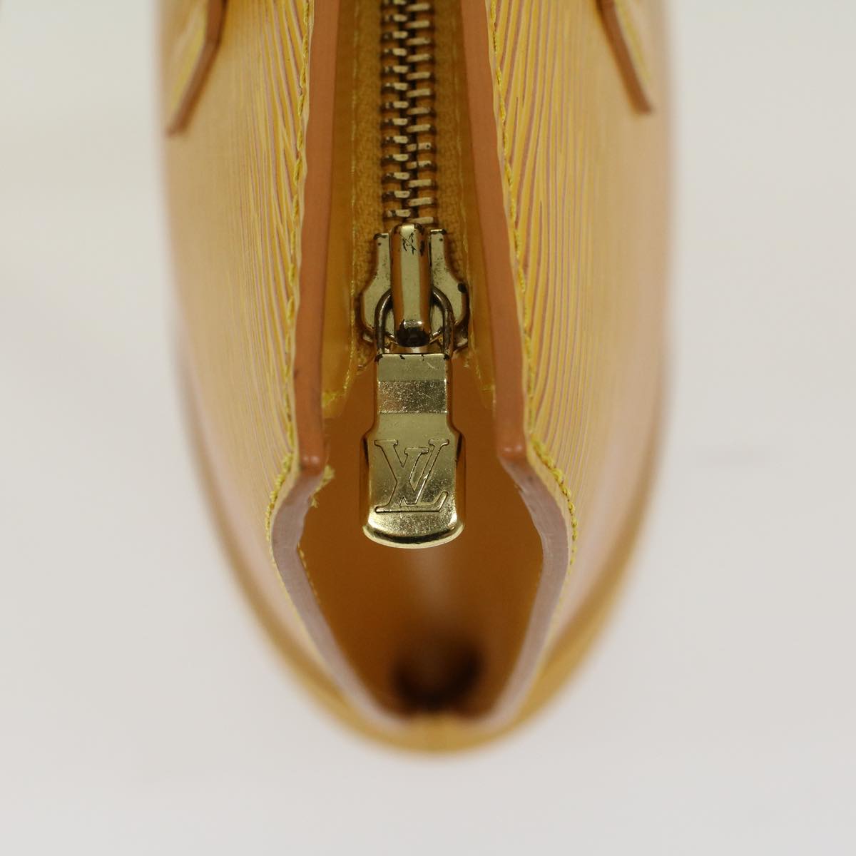 LOUIS VUITTON Epi Saint Jacques Poignées Long Hand Bag Yellow M52339 46768