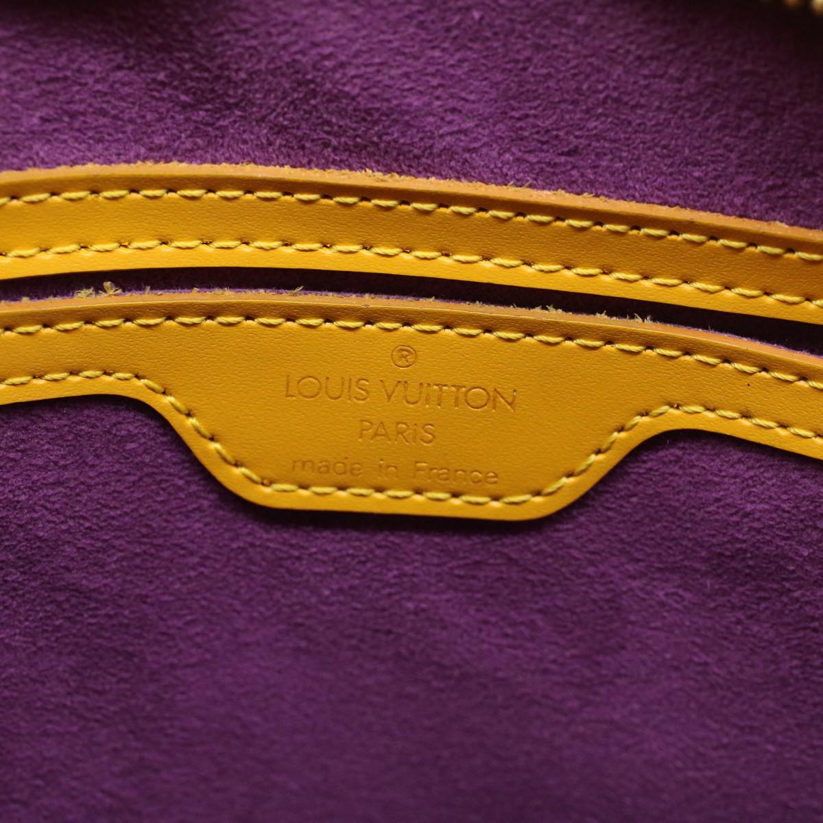 LOUIS VUITTON Epi Saint Jacques Poignées Long Hand Bag Yellow M52339 46768