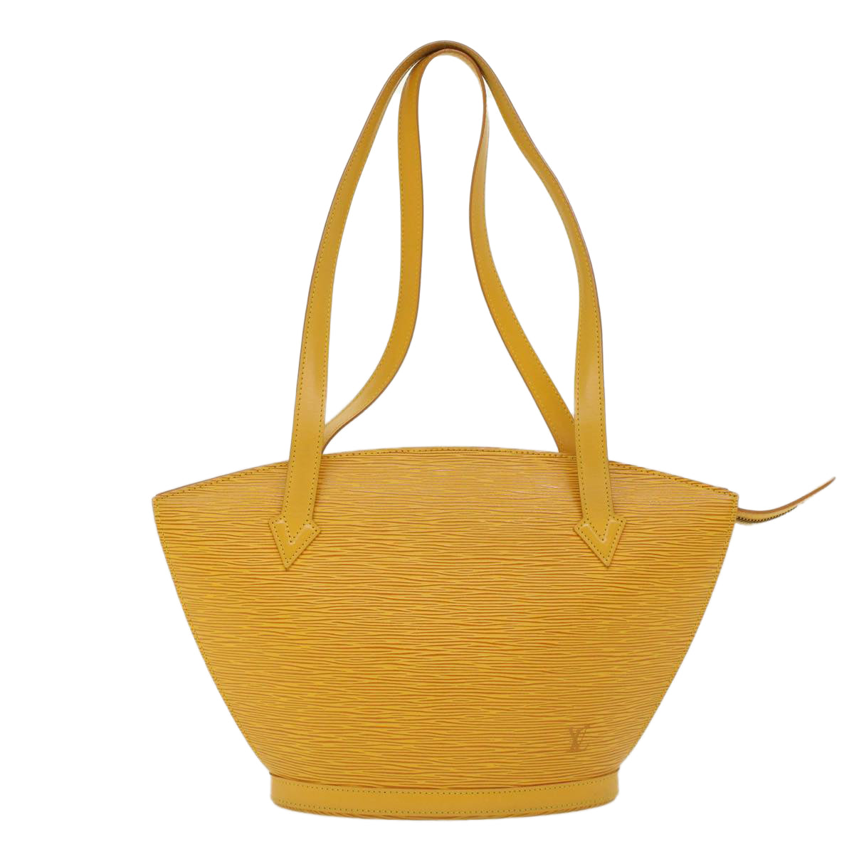 LOUIS VUITTON Epi Saint Jacques Poignées Long Hand Bag Yellow M52339 46768