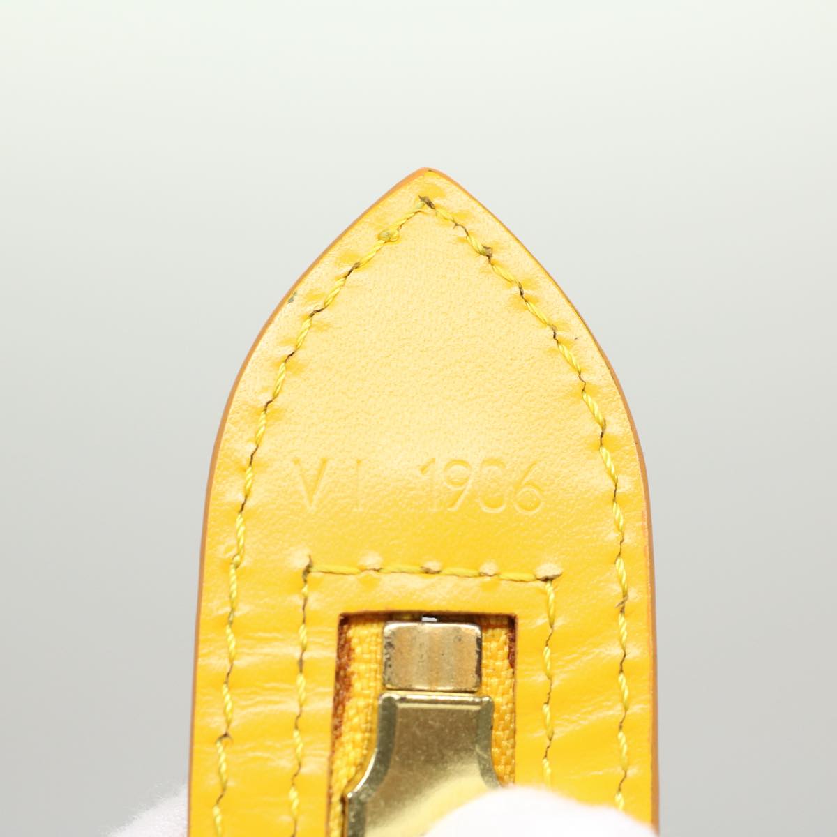 LOUIS VUITTON Epi Saint Jacques Poignées Long Hand Bag Yellow M52339 46768