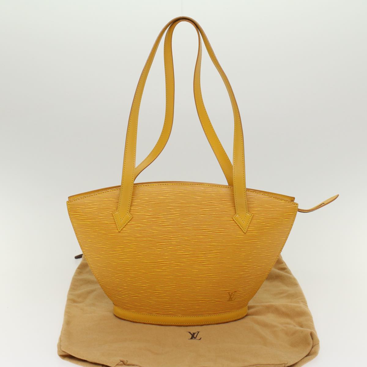 LOUIS VUITTON Epi Saint Jacques Poignées Long Hand Bag Yellow M52339 46768