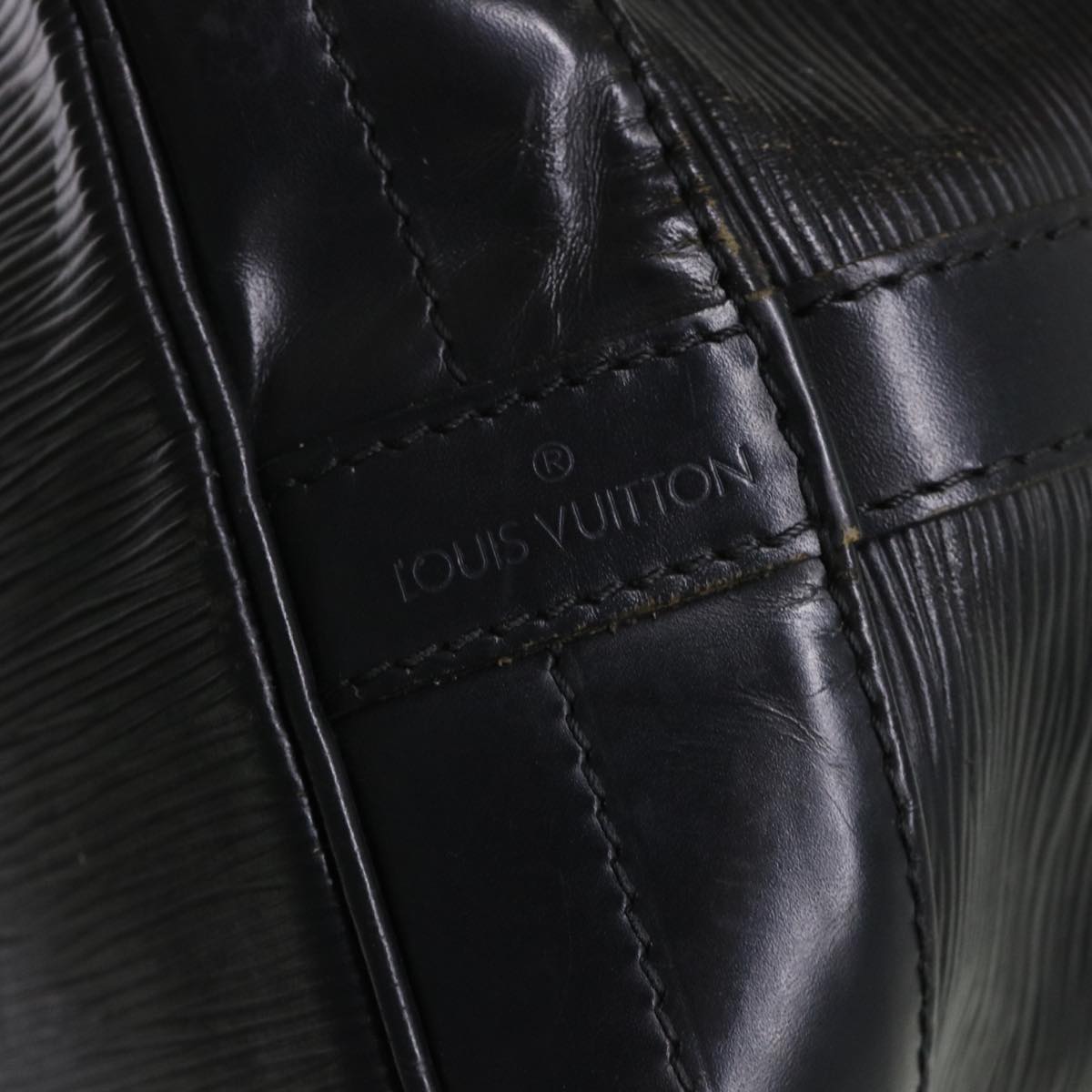 LOUIS VUITTON Epi Noe Shoulder Bag Black M44002 LV 46772